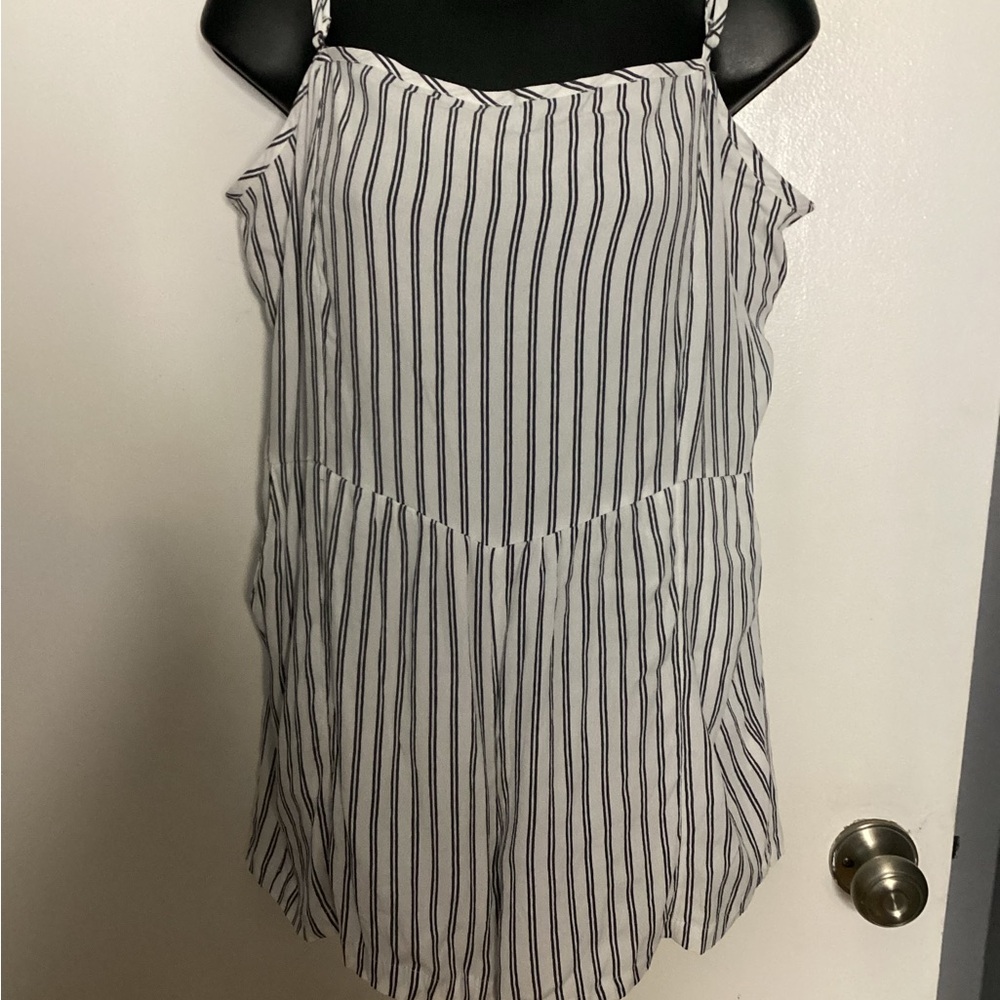 Swell Striped Black and White Rompers 10
